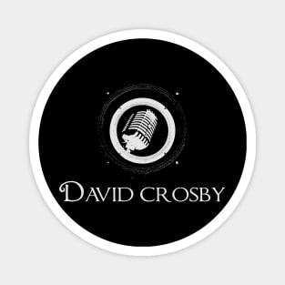 david crosby american singer vintage logo,fan art Magnet